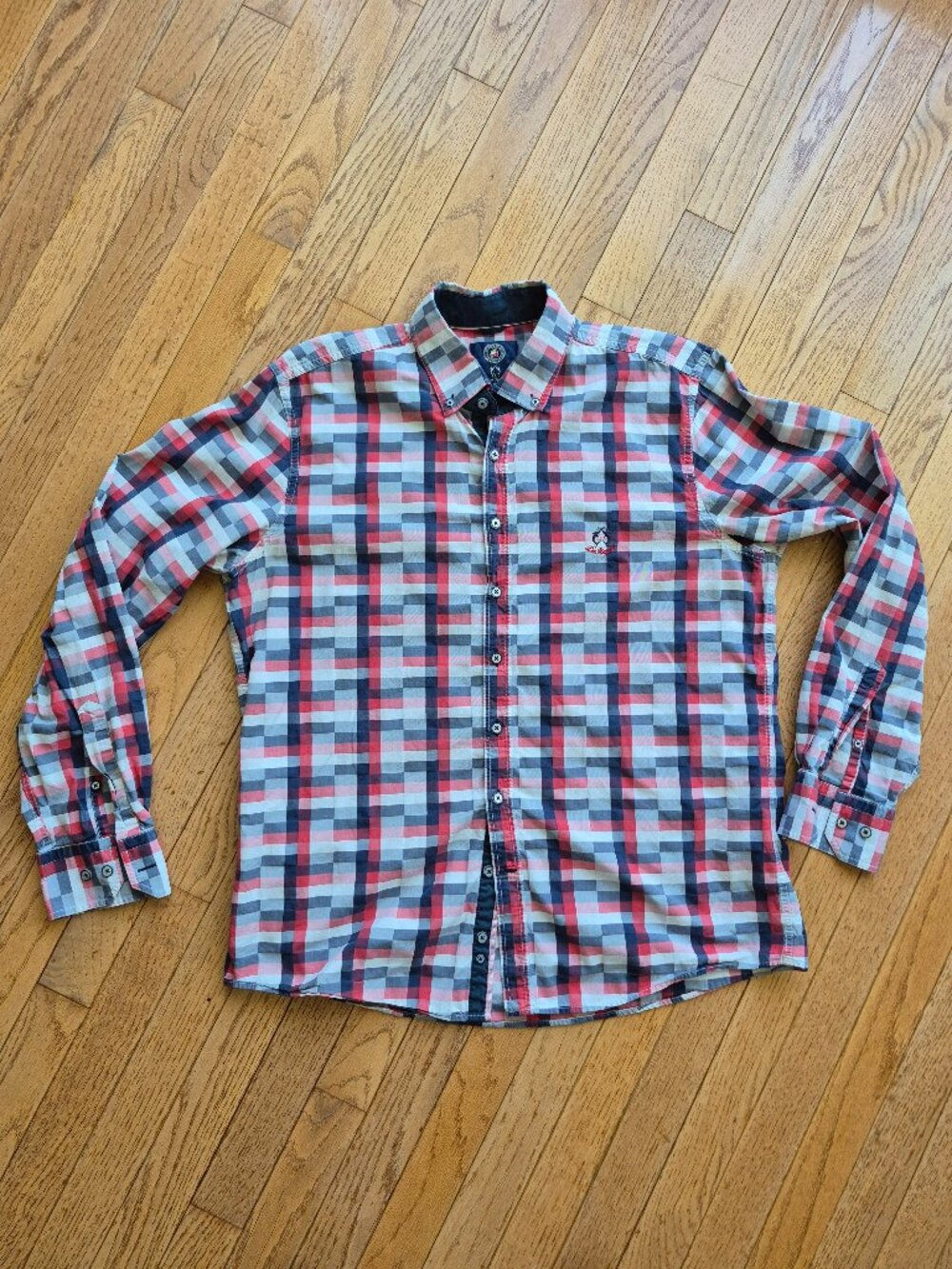 Claudio Campione Super Compact Modern Fit Geometric Cotton M/L